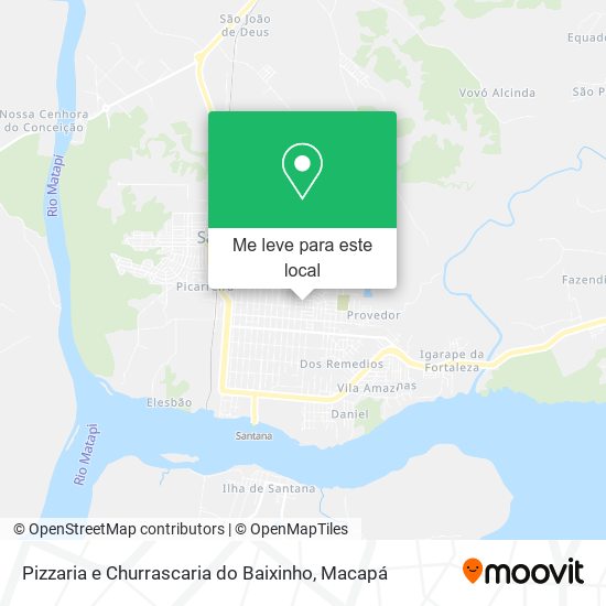 Pizzaria e Churrascaria do Baixinho mapa