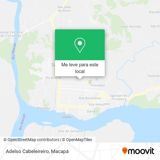 Adelso Cabeleireiro mapa