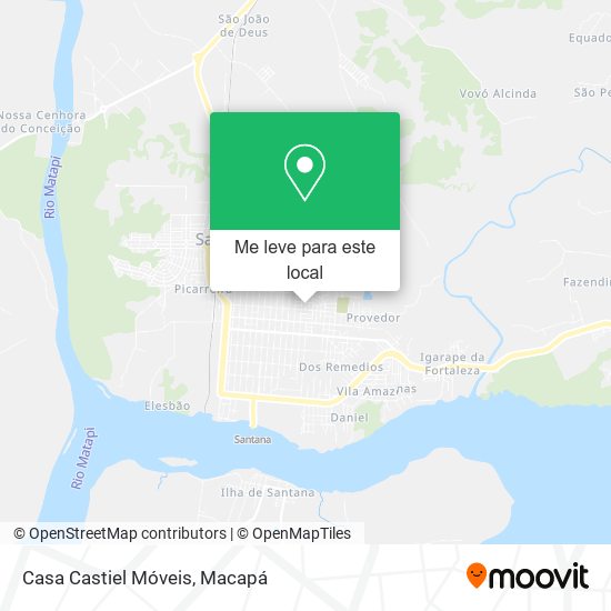 Casa Castiel Móveis mapa