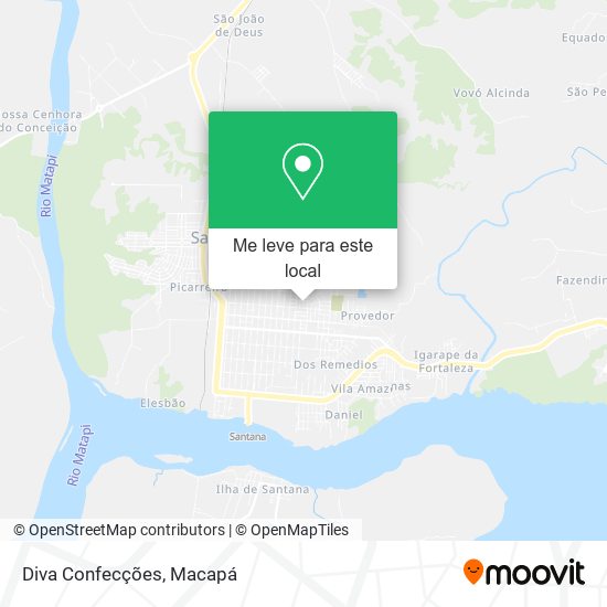 Diva Confecções mapa