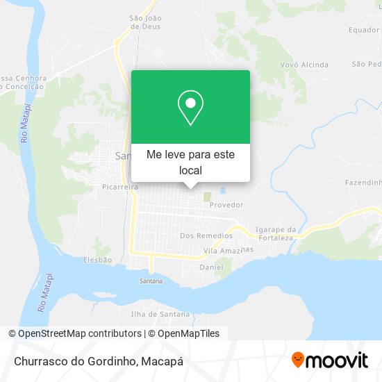 Churrasco do Gordinho mapa