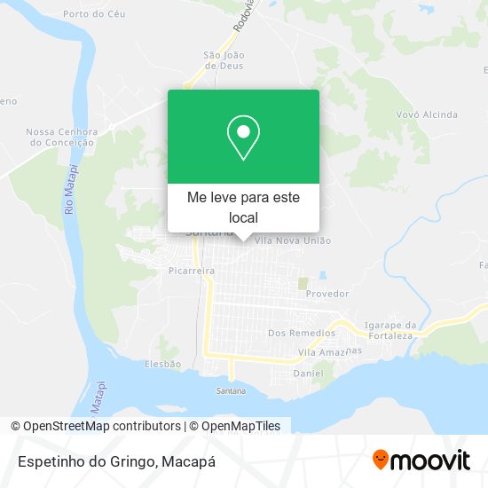 Espetinho do Gringo mapa