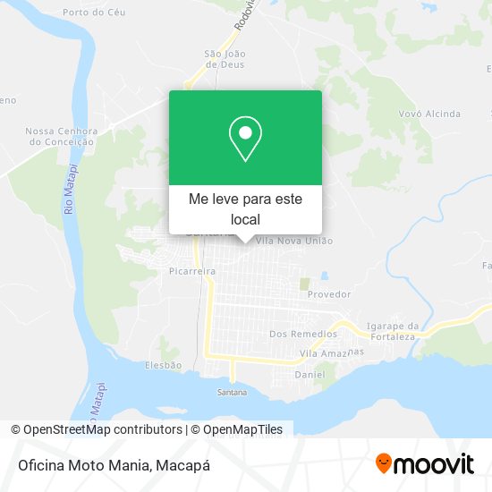 Oficina Moto Mania mapa