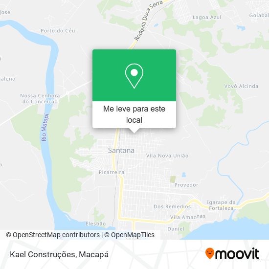 Kael Construções mapa