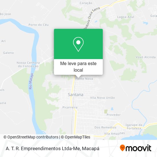 A. T. R. Empreendimentos Ltda-Me mapa