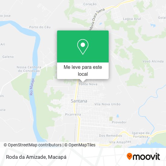 Roda da Amizade mapa