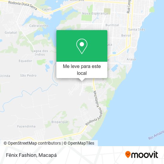 Fênix Fashion mapa