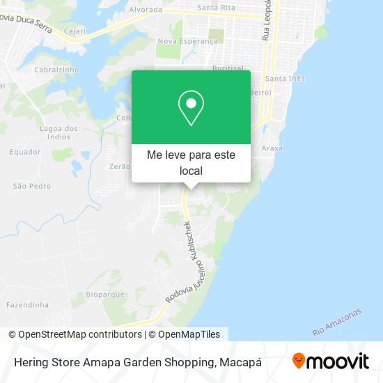 Hering Store Amapa Garden Shopping mapa