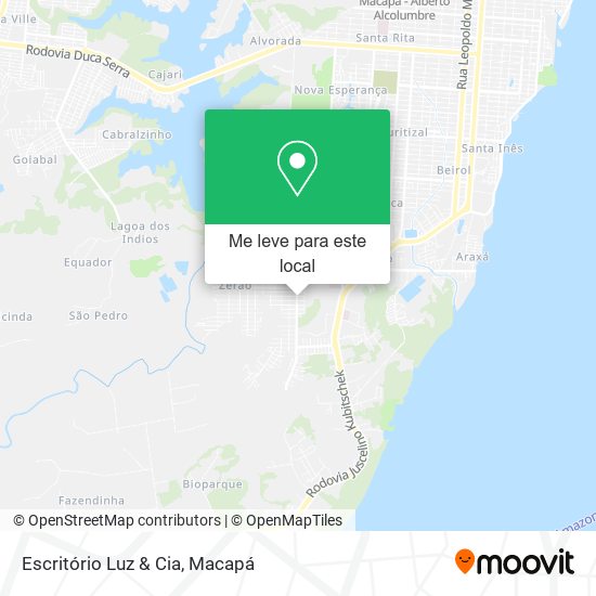 Escritório Luz & Cia mapa