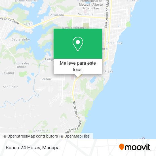 Banco 24 Horas mapa