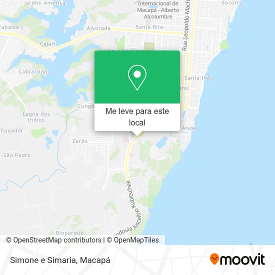 Simone e Simaria mapa