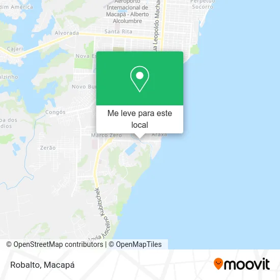 Robalto mapa