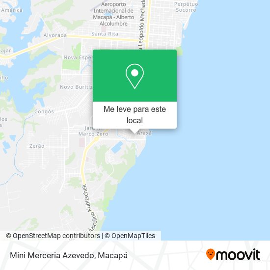 Mini Merceria Azevedo mapa