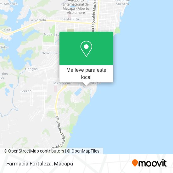 Farmácia Fortaleza mapa
