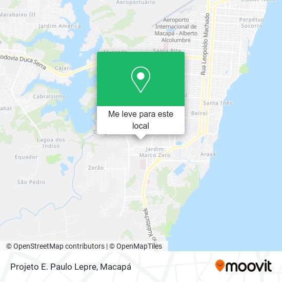 Projeto E. Paulo Lepre mapa