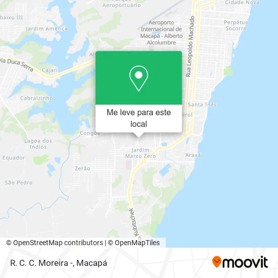 R. C. C. Moreira - mapa
