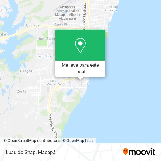 Luau do Snap mapa