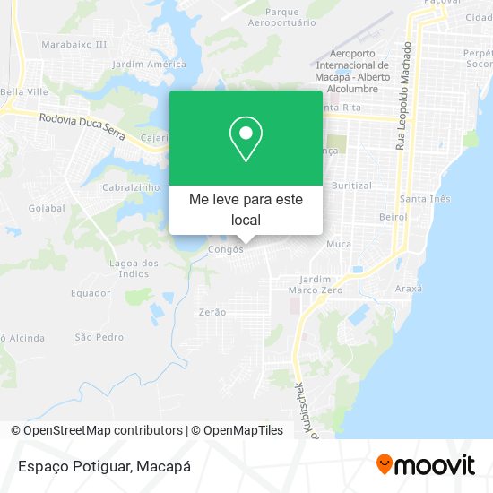 Espaço Potiguar mapa