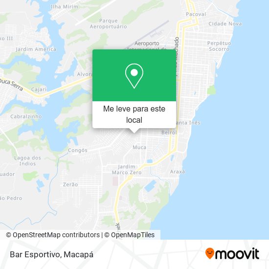 Bar Esportivo mapa