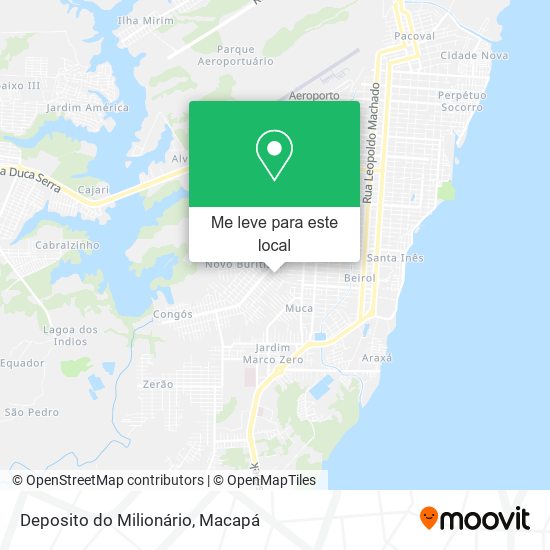 Deposito do Milionário mapa