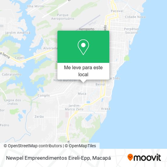 Newpel Empreendimentos Eireli-Epp mapa