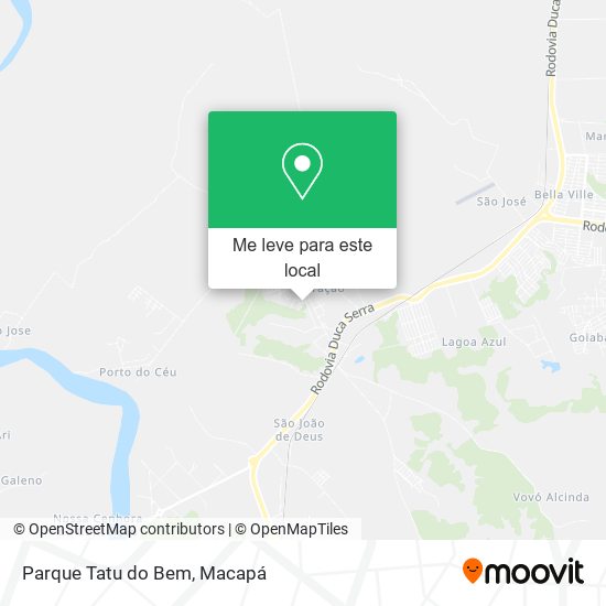 Parque Tatu do Bem mapa