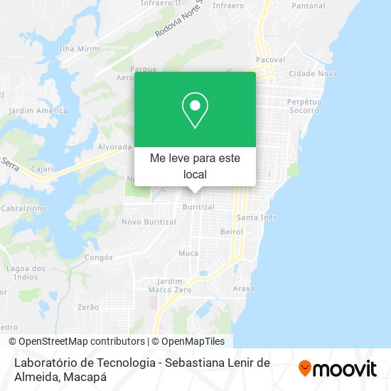 Laboratório de Tecnologia - Sebastiana Lenir de Almeida mapa