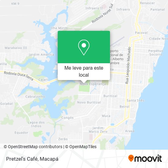 Pretzel's Café mapa