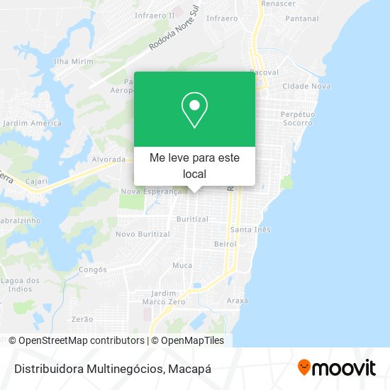 Distribuidora Multinegócios mapa