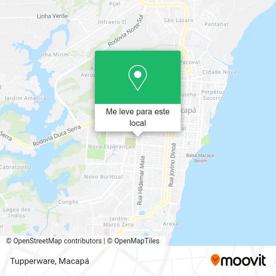 Tupperware mapa