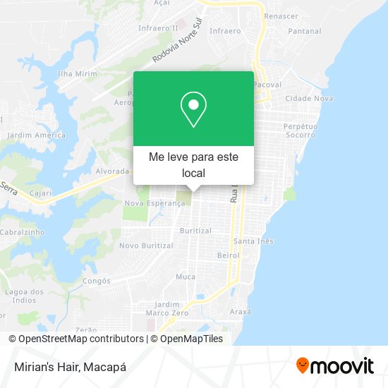 Mirian's Hair mapa