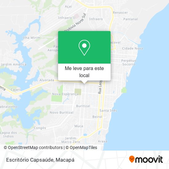 Escritório Capsaúde mapa