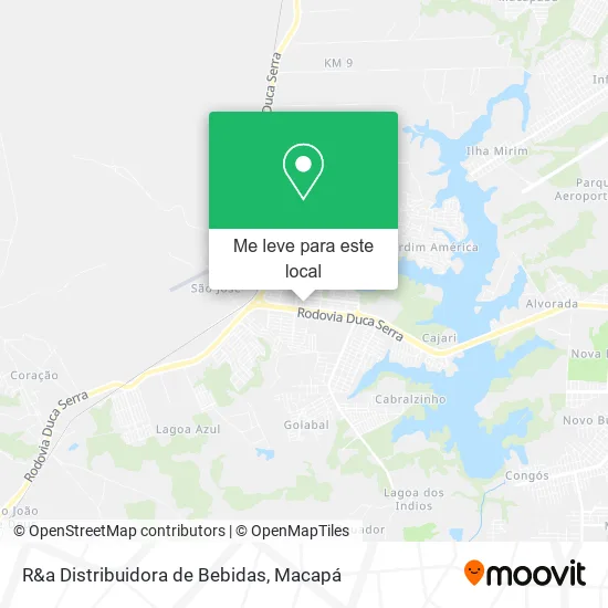 R&a Distribuidora de Bebidas mapa
