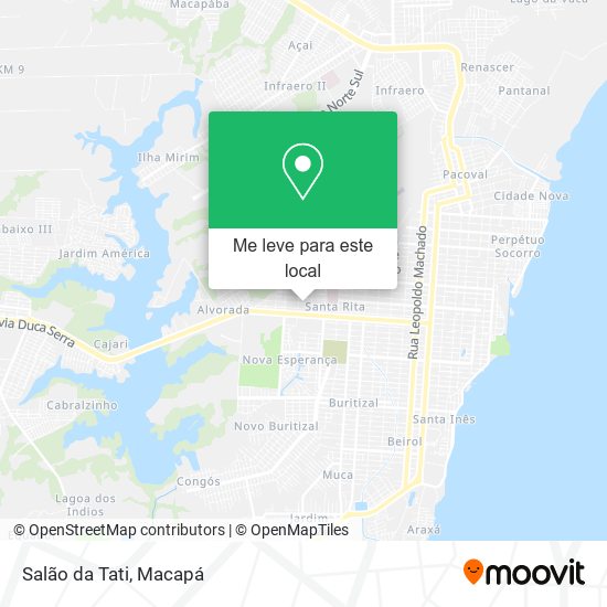 Salão da Tati mapa