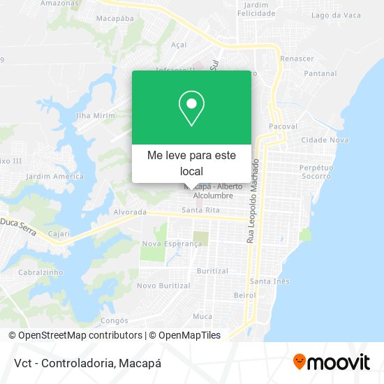 Vct - Controladoria mapa