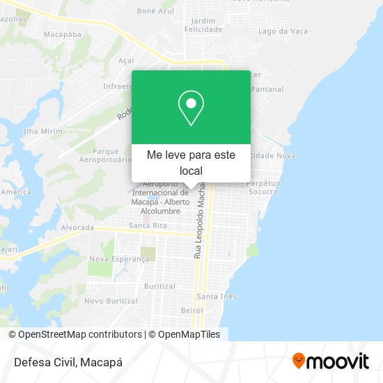 Defesa Civil mapa