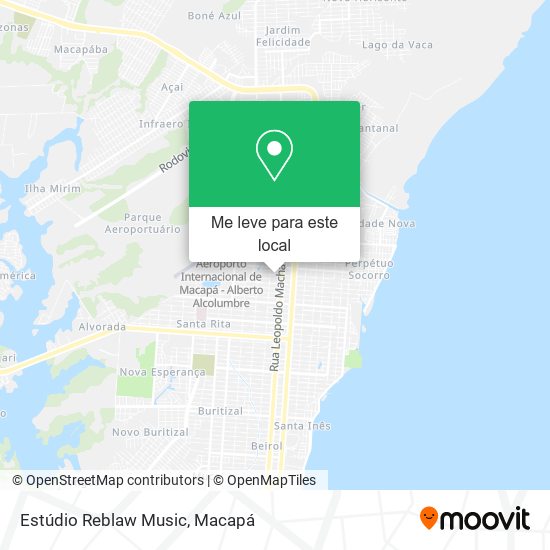 Estúdio Reblaw Music mapa
