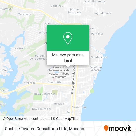 Cunha e Tavares Consultoria Ltda mapa