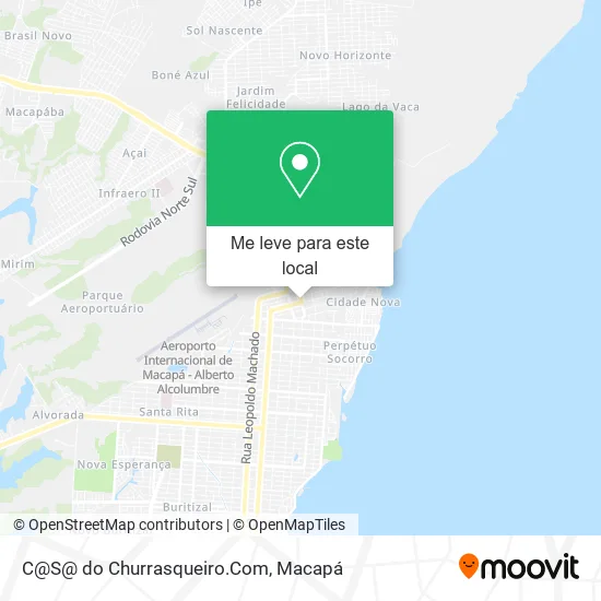 C@S@ do Churrasqueiro.Com mapa