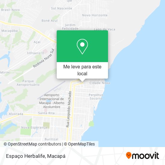 Espaço Herbalife mapa