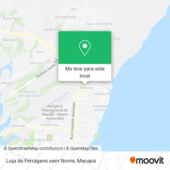 Loja de Ferragens sem Nome mapa