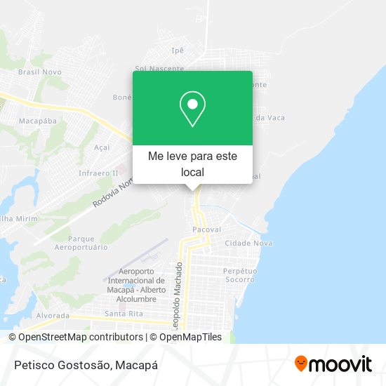 Petisco Gostosão mapa