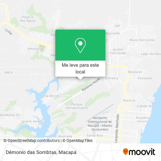 Dêmonio das Sombtas mapa