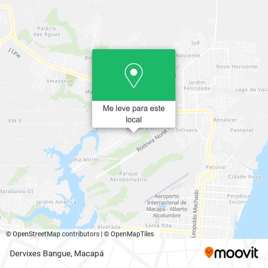 Dervixes Bangue mapa