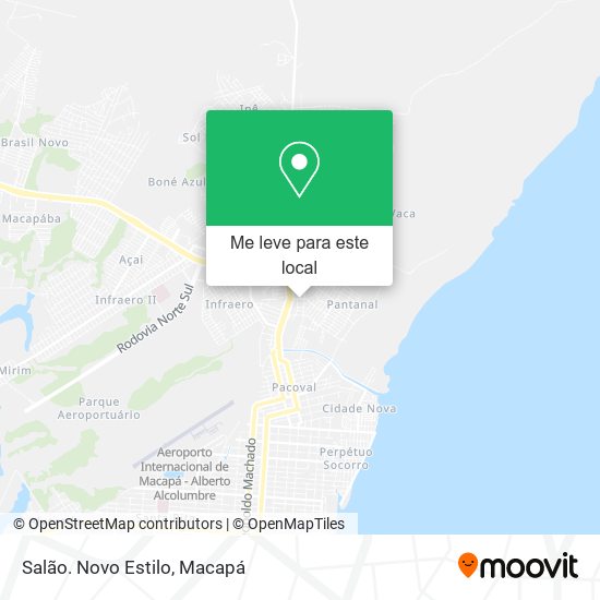 Salão. Novo Estilo mapa