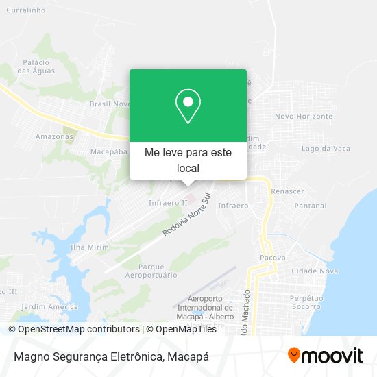 Magno Segurança Eletrônica mapa