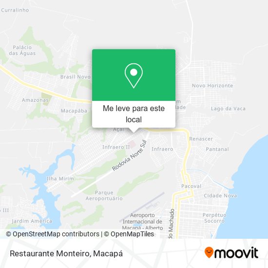 Restaurante Monteiro mapa