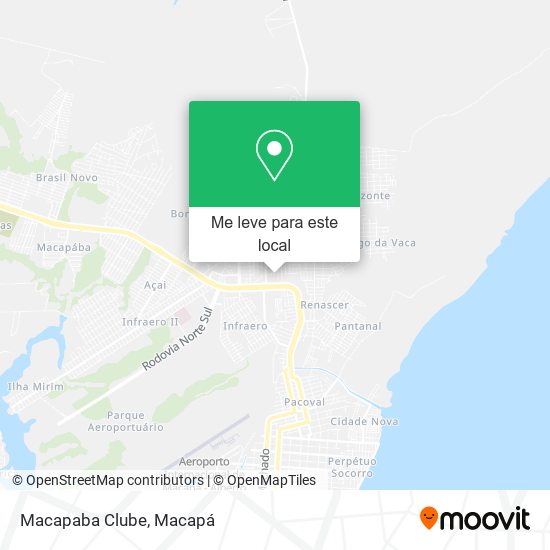 Macapaba Clube mapa