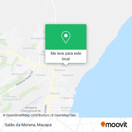 Salão da Morena mapa