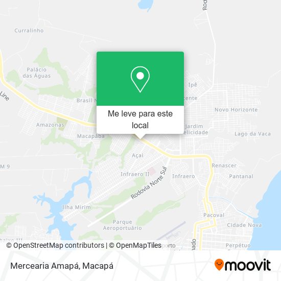 Mercearia Amapá mapa